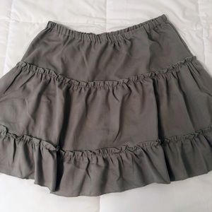 Shein Green Layered Skirt